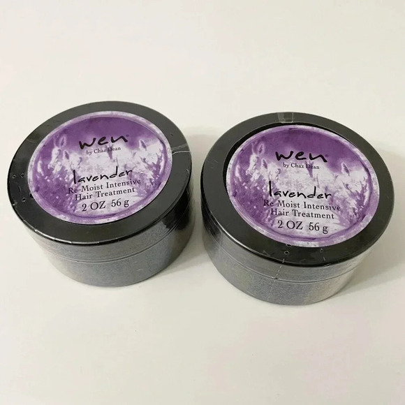 Lot of 2 WEN by Chaz Dean Lavender Re Moist Intensive  Hair Treatment 2oz/ 56g - Picture 1 of 8
